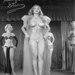 Tempest Storm in front of other ladies