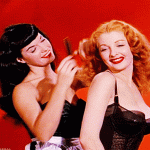 Bettie Page and Tempest Storm