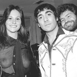 Linda Lovelace a out at a party